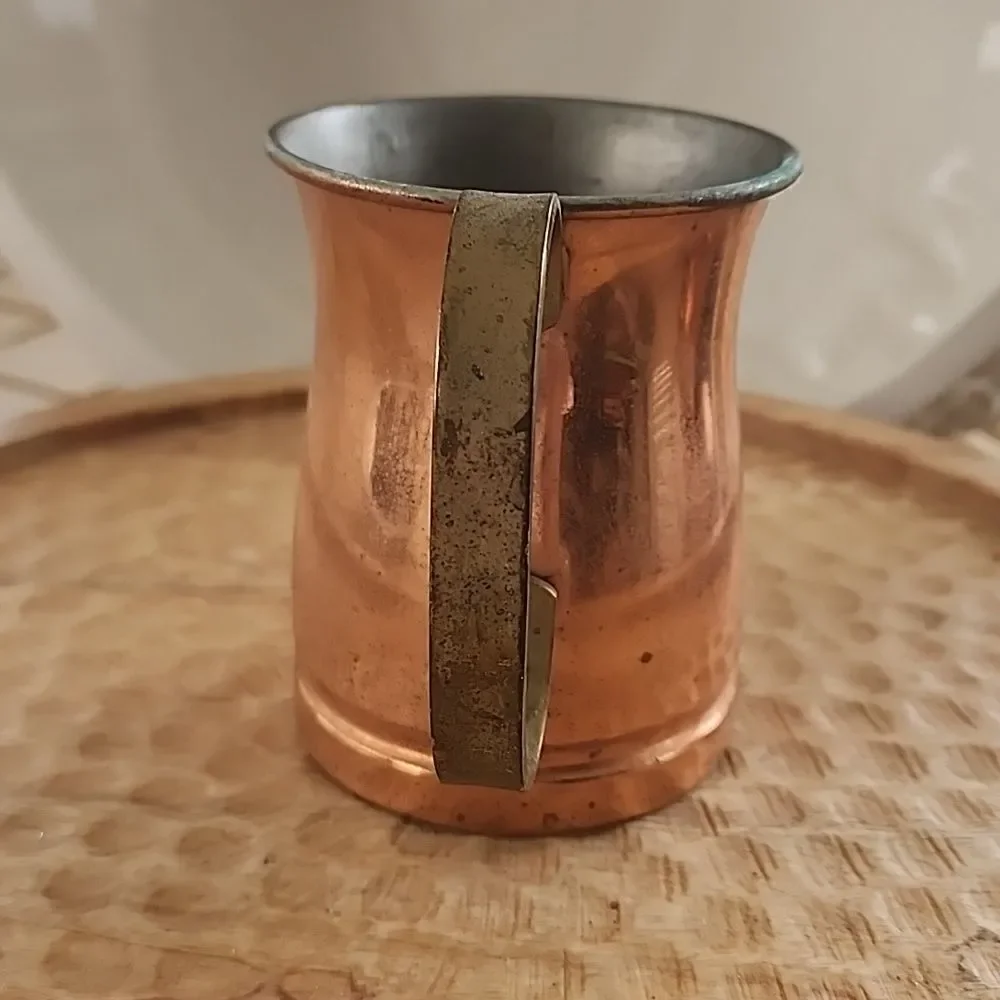 Vintage made in Japan Copper Tankard Mule 16 0z Vessel with Handle